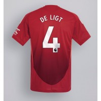 Camiseta Manchester United Matthijs de Ligt #4 Primera Equipación Replica 2024-25 mangas cortas